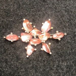 Cecile Jeanne Paris Faux Diamond Brooch Pin